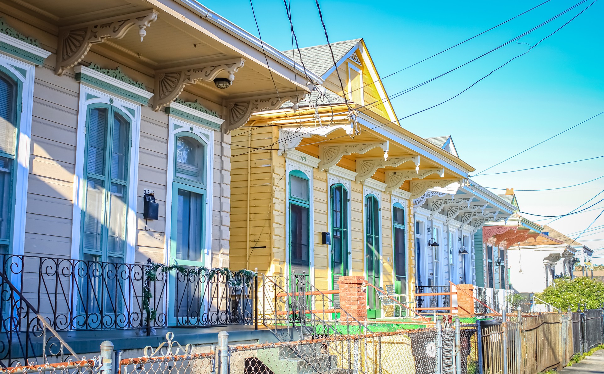 Colorful Shotgun Houses